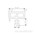 Verglasungsdichtung für Holztür